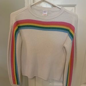 Hanna Andersson Girls Rainbow Sweater